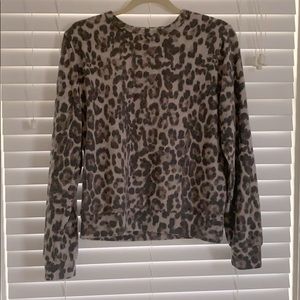 Like new, fleece sweatshirt, size L